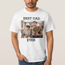 Camiseta Mejor foto del Personalizado de papá cree a su pro