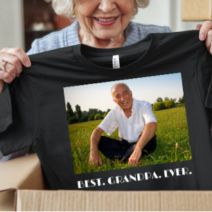 Camiseta Mejor foto familiar del abuelo