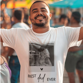 Camiseta Mejor foto mínima de papá
