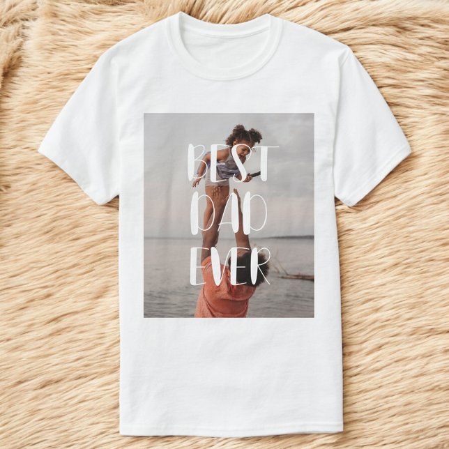 Camiseta Mejor foto moderna de papá (Subido por el creador)