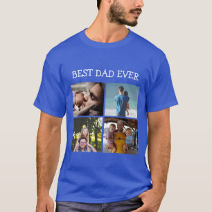 Camiseta Mejor foto personalizada de papá