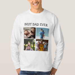 Camiseta Mejor foto personalizada de papá