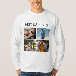 Camiseta Mejor foto personalizada de papá