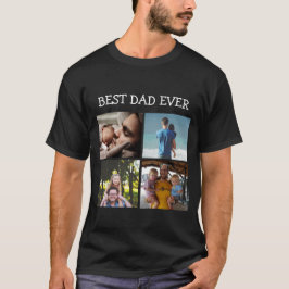 Camiseta Mejor foto personalizada de papá