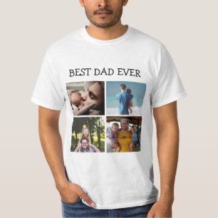 Camiseta Mejor foto personalizada de papá