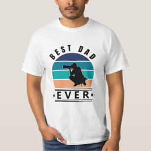 Camiseta Mejor Fotógrafo de Papá Nunca