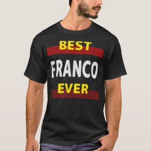 Camiseta Mejor Franco Jamás Amigos Nombre Buddy Nickname Pe