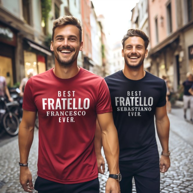 Camiseta Mejor Fratello (Hermano Italiano) (Subido por el creador)