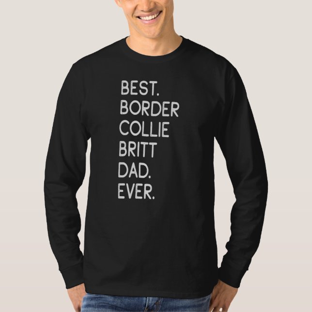 Camiseta Mejor Frontera Collie Britt Dad (Anverso)