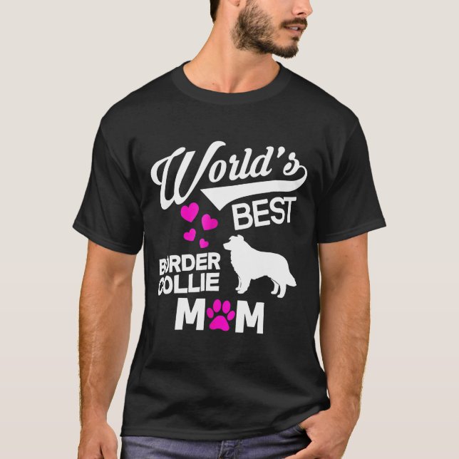 Camiseta Mejor Frontera Collie Mom (Anverso)