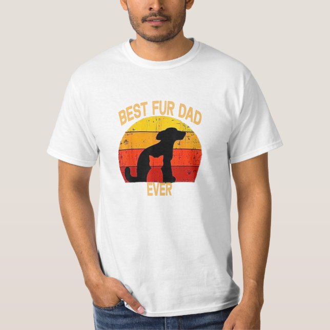 Camiseta Mejor Furioso Padre De Piel Nunca Viejo Gato De Pe (Anverso)