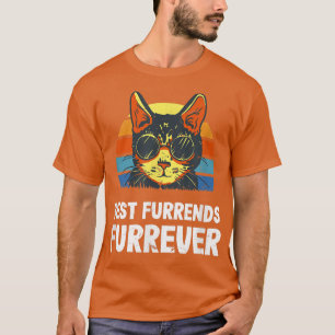 Camiseta Mejor Furrens Furrever Cat Lover Amigos Kitten Bu