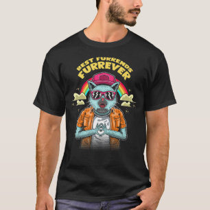Camiseta Mejor Furrens Furrever Cat Lover Amigos Kitten Bu