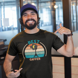 Camiseta Mejor Gaffer - Equipo de Cine Retro