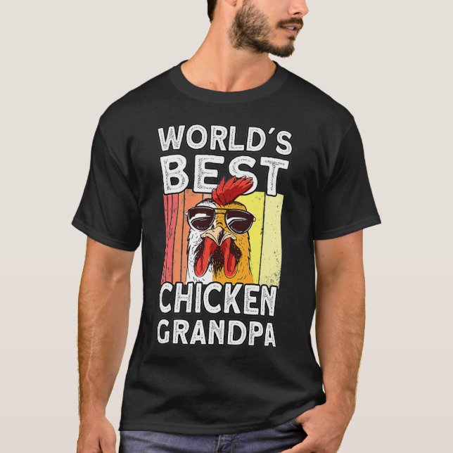 Camiseta Mejor gallo de granjero de pollo del mundo H (Anverso)