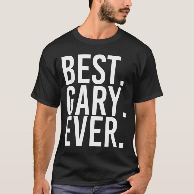 Camiseta MEJOR. GARY. NUNCA. Idea de regalo de padre para h (Anverso)