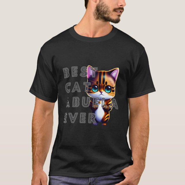 Camiseta Mejor Gatito Abuela Kitten (Anverso)
