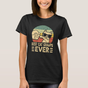 Camiseta Mejor gato abuelo jamás Golpe Ajuste Día del Padre