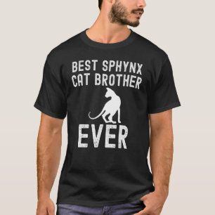Camiseta Mejor gato hermano Sphynx del Día del Padre