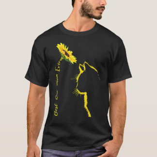 Camiseta Mejor Gato Mamá Jamás Gato Mamá Girasol Día C