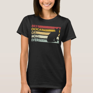Camiseta Mejor Gato Mamá Jamás Madre Gato Ocicat