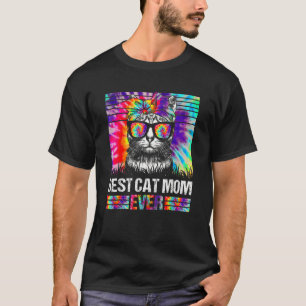 Camiseta Mejor Gato Mamá Jamás Tie Dye Gato Mami Día C