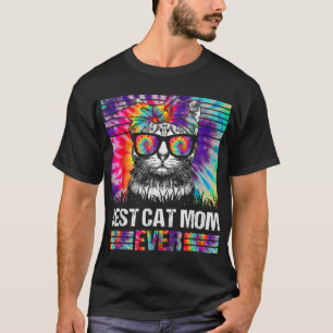 Camiseta Mejor Gato Mamá Jamás Tie Dye Gato Mami Día C