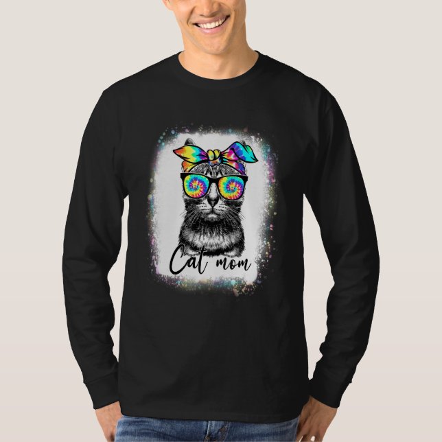 Camiseta Mejor Gato Mamá Jamás Tie Dye Gato Mami Día C (Anverso)