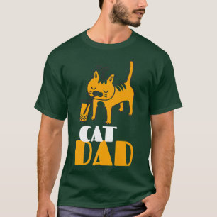 Camiseta Mejor Gato Padre Día Hombres Kitty Daddy Papa Chri
