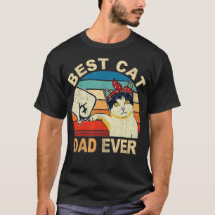 Camiseta Mejor Gato Papá Gracioso Gato Papi Gato Vintage