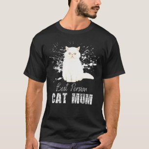 Camiseta Mejor Gato Persa Madre Blanca Gato Persa Con Pintu