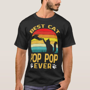 Camiseta Mejor gato POP POP jamás retro vintage