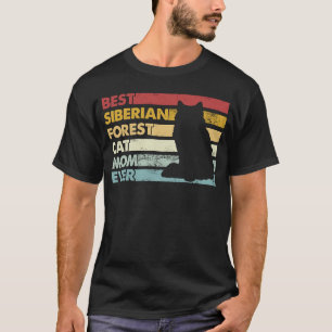 Camiseta Mejor Gato Que Mamá Jamás Madre Siberiana Gato For