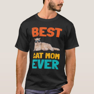 Camiseta Mejor Gato Que Mamá Siempre Divertido Gato Dueño S