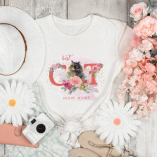 Camiseta Mejor Gato Que Mamá Siempre Muerte Gatito Feliz Dí