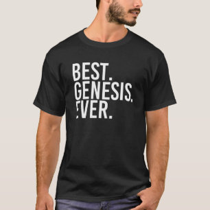 Camiseta MEJOR. GENESIS. NUNCA. Nombre de regalo Gracioso P