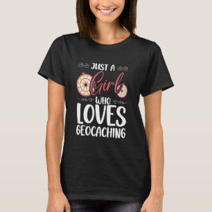 Camiseta Mejor Geocaching Art Para Chicas Mujeres Geocáceas