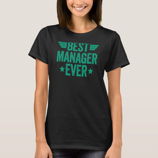 Camiseta Mejor Gerente (Anverso)