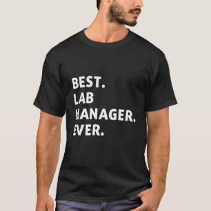 Camiseta Mejor Gerente De Laboratorio Para Trabajadores De