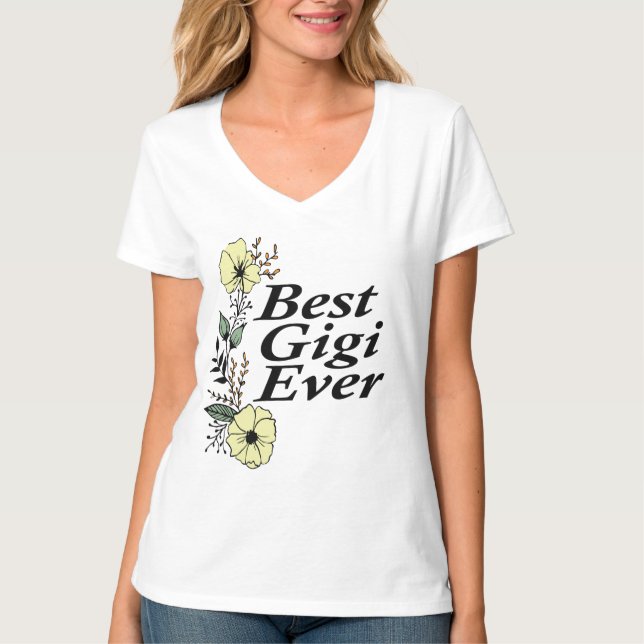Camiseta Mejor Gigi De La Mujer | Regalo de la abuela (Anverso)