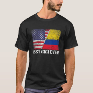 Camiseta Mejor Gigi Día de la Madre Colombia Bandera Estado