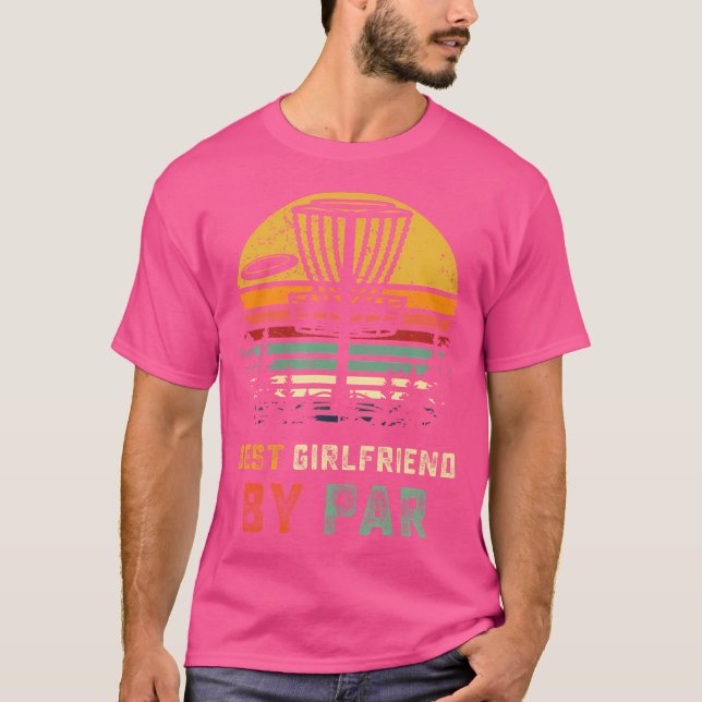 Camiseta Mejor Girlfriend Disk Golf Gf Frisbees Disk Golfer (Anverso)