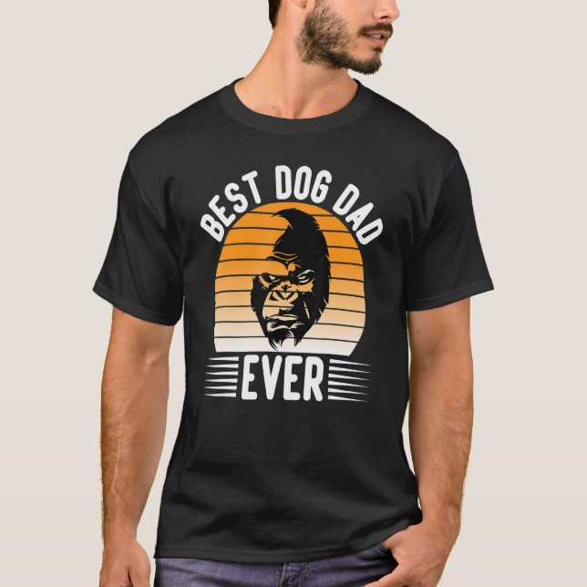 Camiseta Mejor Gorila Padre Nunca Gorila Cara (Anverso)