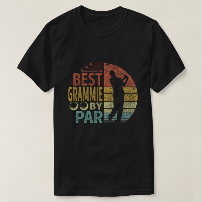 Camiseta Mejor GRAMMIE Por Par Golf Golfer (Diseño del anverso)