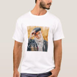 Camiseta Mejor Grampa del mundo desde la moderna foto de Mo<br><div class="desc">Este diseño simple y moderno se compone de tipografía de la cadena y cursiva y añade una foto personalizado</div>