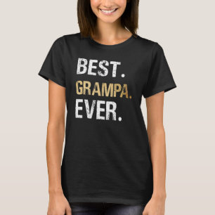 Camiseta Mejor Grampa Grampa Grampa Gráfica De Nieta