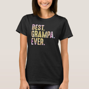 Camiseta Mejor Grampa para hombres Día del Padre de abuelo
