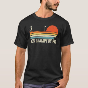 Camiseta Mejor Grampy Por Par Golf Father Day Vintage