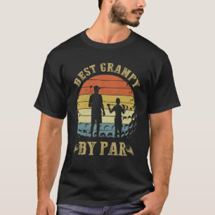Camiseta Mejor Grampy Por Par Golfing Grandpa Vintage Golf 