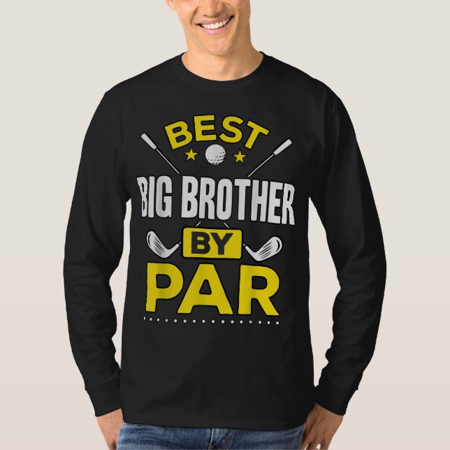 Camiseta Mejor Gran Hermano De Par Golf Big Brother Gift (Anverso)